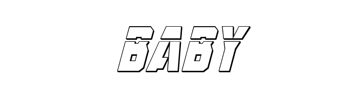 Anitlles Laser 3D Italic  Free Fonts Download