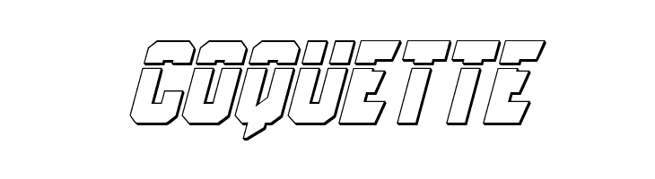 Anitlles Laser 3D Italic  Free Fonts Download