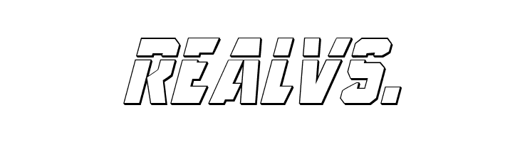 Anitlles Laser 3D Italic  Free Fonts Download