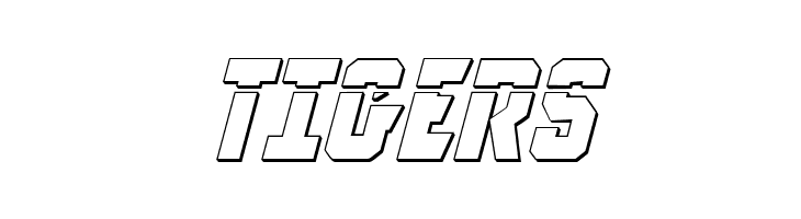 Anitlles Laser 3D Italic  Free Fonts Download