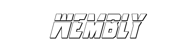 Anitlles Laser 3D Italic  Free Fonts Download