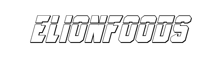 Anitlles Laser 3D Italic  Free Fonts Download