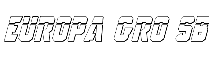 Anitlles Laser 3D Italic  Free Fonts Download
