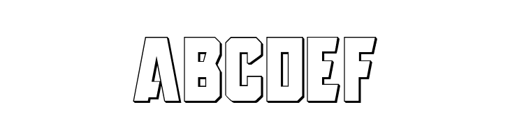 Anitlles 3D  Free Fonts Download