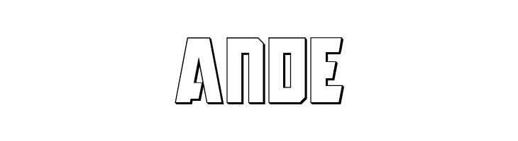 Anitlles 3D  Free Fonts Download