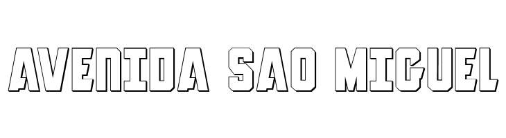 Anitlles 3D  Free Fonts Download