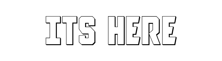 Anitlles 3D  Free Fonts Download