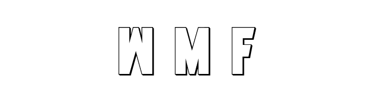 Anitlles 3D  Free Fonts Download