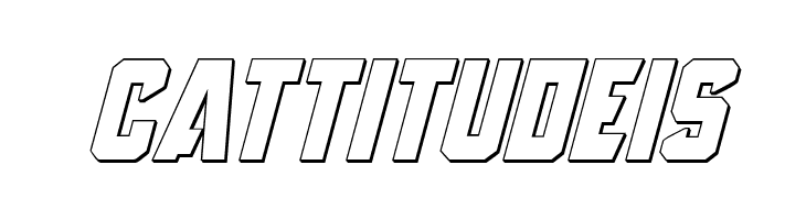 Anitlles 3D Italic  Free Fonts Download