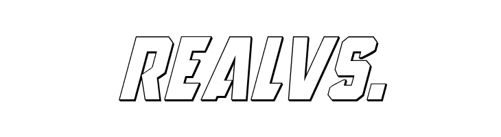 Anitlles 3D Italic  Free Fonts Download