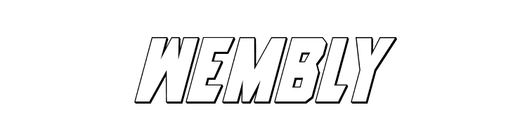 Anitlles 3D Italic  Free Fonts Download