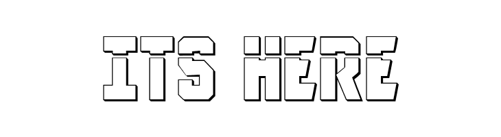 Anitlles Laser 3D  Free Fonts Download