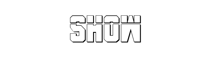 Anitlles Laser 3D  Free Fonts Download