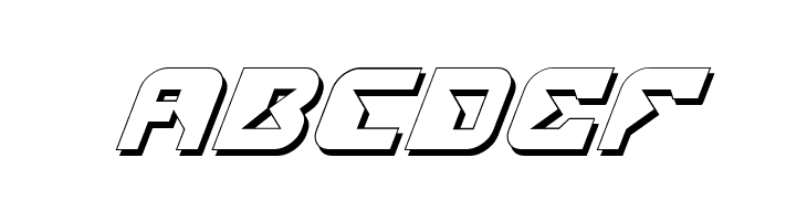 Replicant Shadow Italic  Free Fonts Download