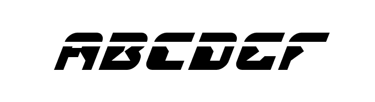 Replicant Laser Italic  Free Fonts Download