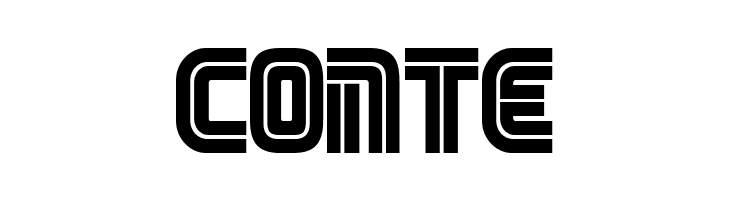 CONTE SEGA LOGO FONT Font