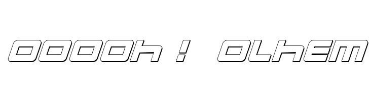 Pulse Rifle 3D Italic  Free Fonts Download