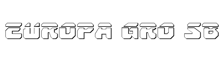 Astropolis Laser 3D  Free Fonts Download