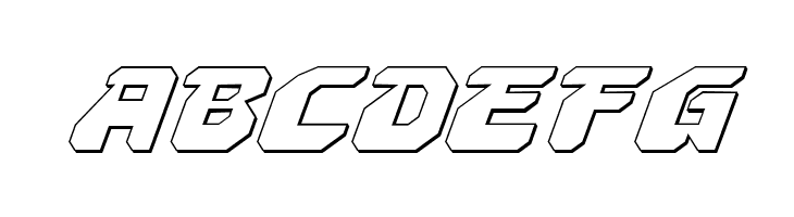 Astropolis 3D Italic  Free Fonts Download