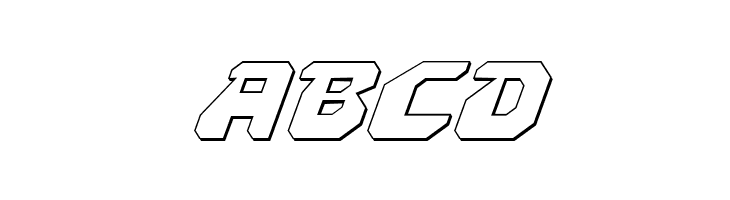 Astropolis 3D Italic  Free Fonts Download