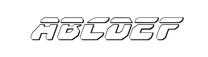 Astropolis Laser 3D Italic  Free Fonts Download