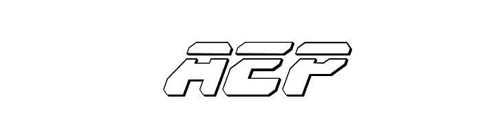 Astropolis Laser 3D Italic  Free Fonts Download