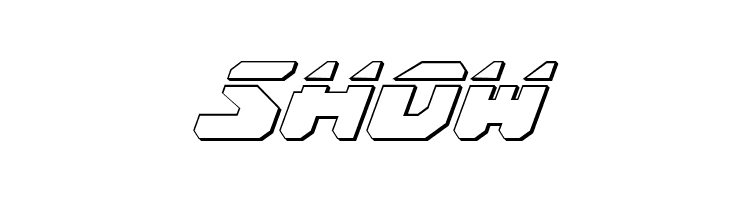 Astropolis Laser 3D Italic  Free Fonts Download