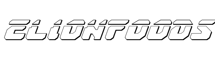Astropolis Laser 3D Italic  Free Fonts Download