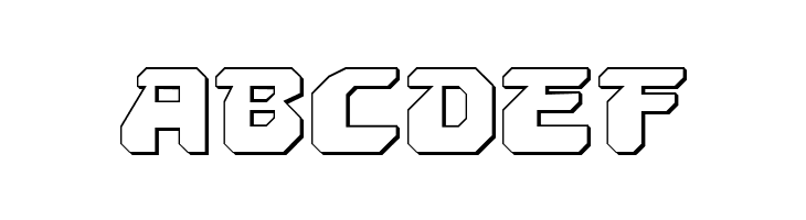 Astropolis 3D  Free Fonts Download