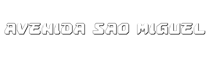 Astropolis 3D  Free Fonts Download