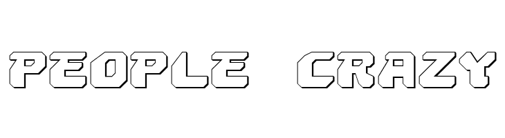 Astropolis 3D  Free Fonts Download