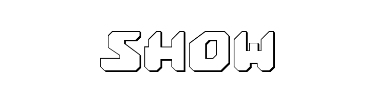 Astropolis 3D  Free Fonts Download