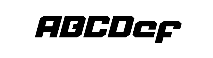 Weaponeer Expanded Italic  Free Fonts Download