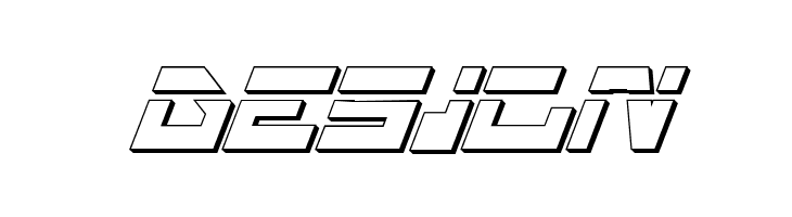 Trajia Laser Italic 3D  Free Fonts Download