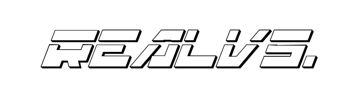 Trajia Laser Italic 3D  Free Fonts Download