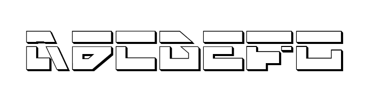 Trajia Laser 3D  Free Fonts Download