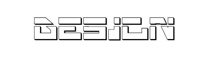 Trajia Laser 3D  Free Fonts Download