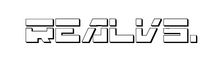 Trajia Laser 3D  Free Fonts Download