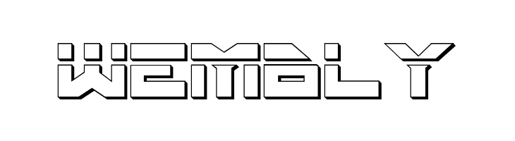 Trajia Laser 3D  Free Fonts Download