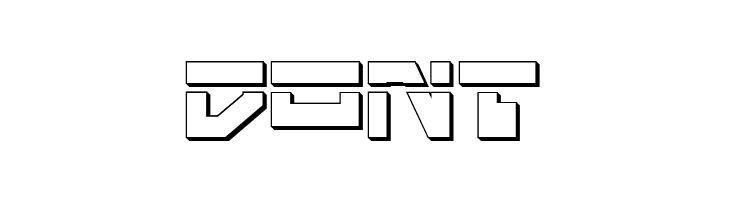 Trajia Laser 3D  Free Fonts Download