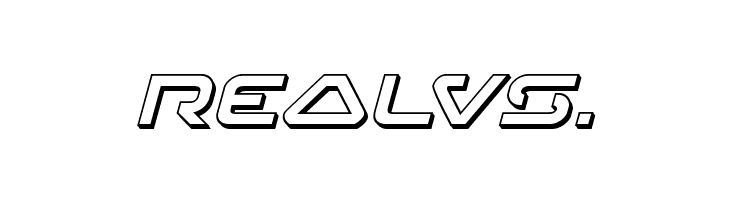 4114 Blaster 3D Italic  Free Fonts Download