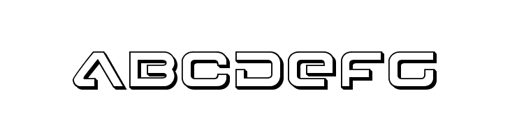 4114 Blaster 3D  Free Fonts Download