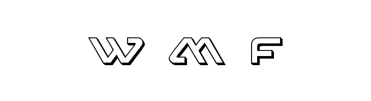 4114 Blaster 3D  Free Fonts Download