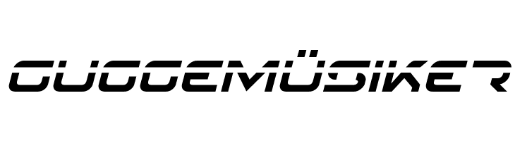 4114 Blaster Laser Italic  Free Fonts Download