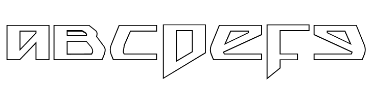 Snubfighter Outline  Free Fonts Download