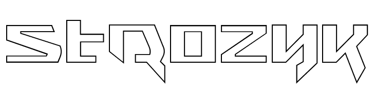 Snubfighter Outline  Free Fonts Download