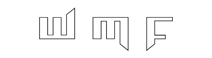 Snubfighter Outline  Free Fonts Download