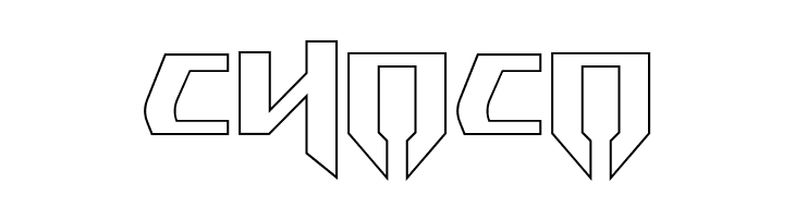 Snubfighter Outline  Free Fonts Download