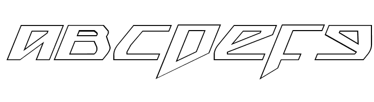 Snubfighter Outline Italic  Free Fonts Download