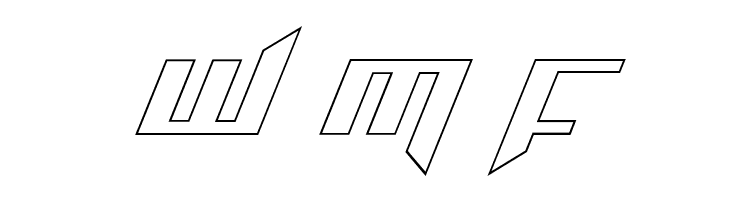 Snubfighter Outline Italic  Free Fonts Download